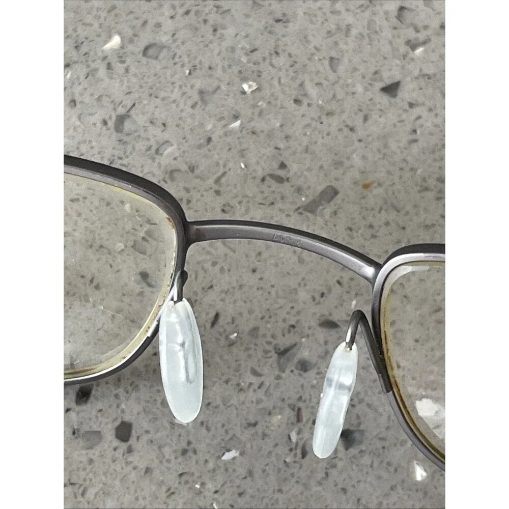 adidas Eyeglasses Frames ONLY a945 60 6055 Grey Rectangular Full Rim 45-18-120